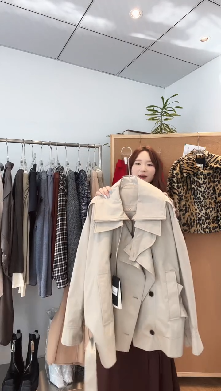 编号023 设计师品牌25秋冬新款 风衣外套 待开价