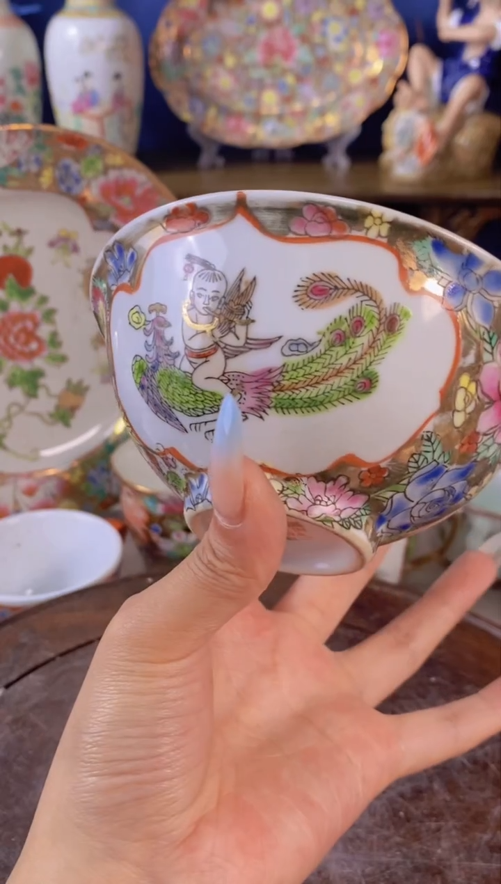 瓷片景德镇窑老厂瓷摆件