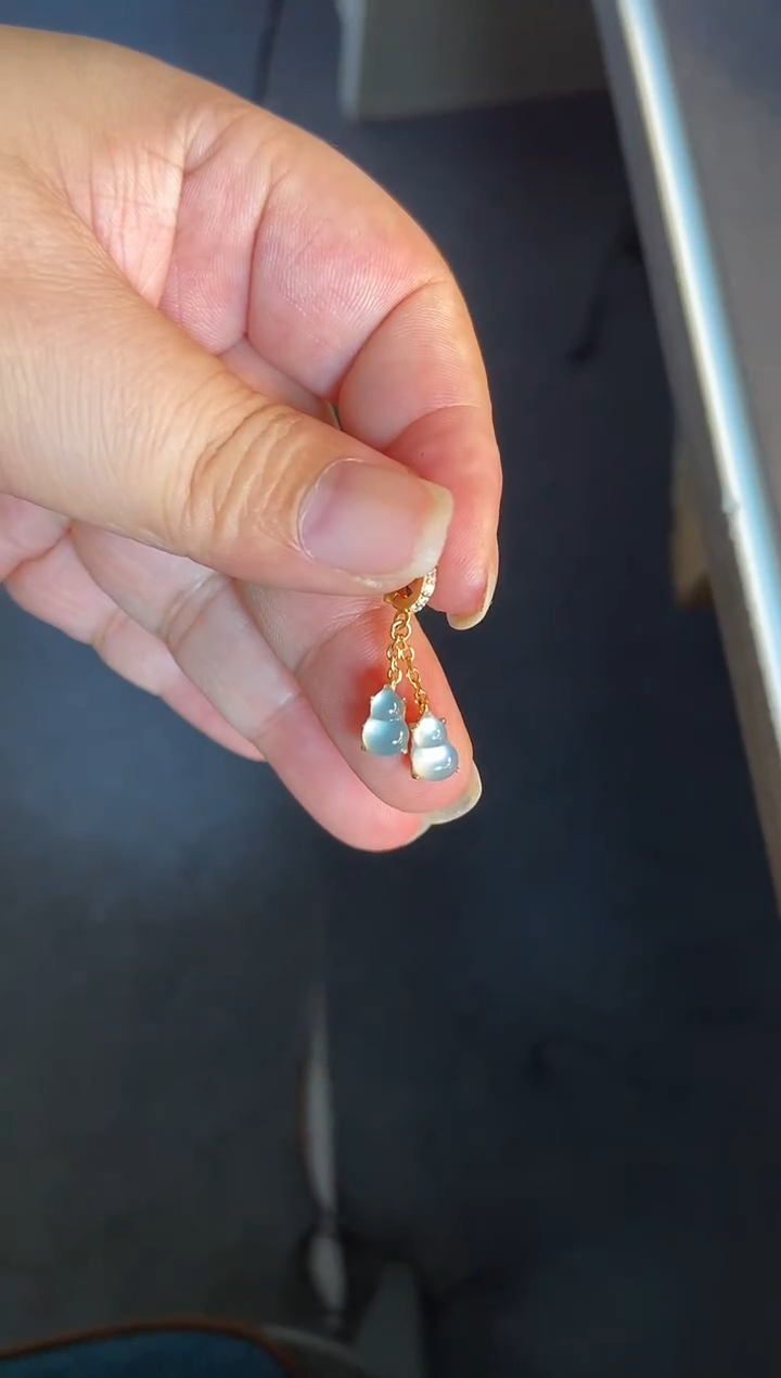 吊坠(不含链)银S925镶嵌翡翠1