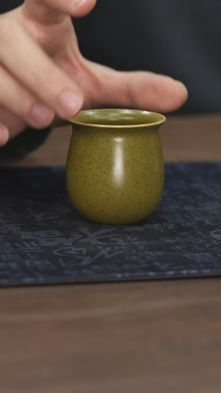 【瓷见如故】逸古堂茶叶末钱袋子杯