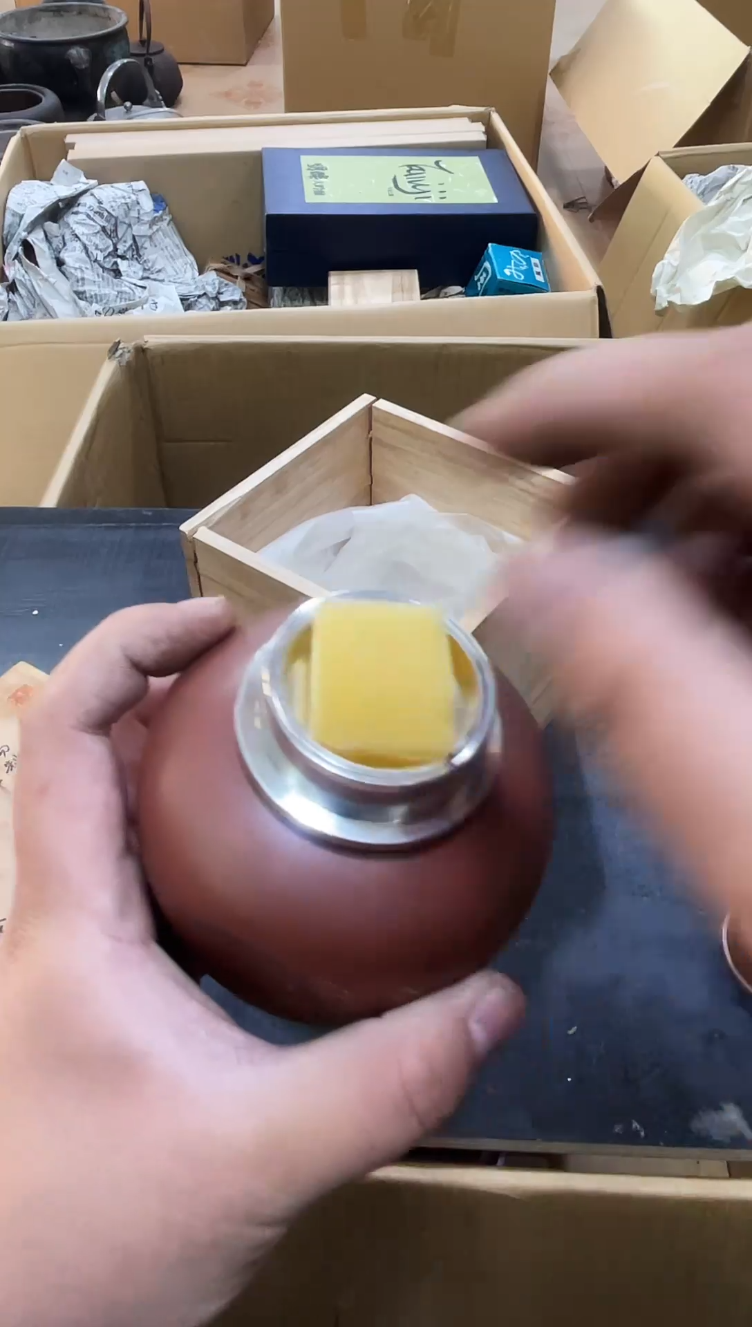 锡 如图所示 阁集工艺品