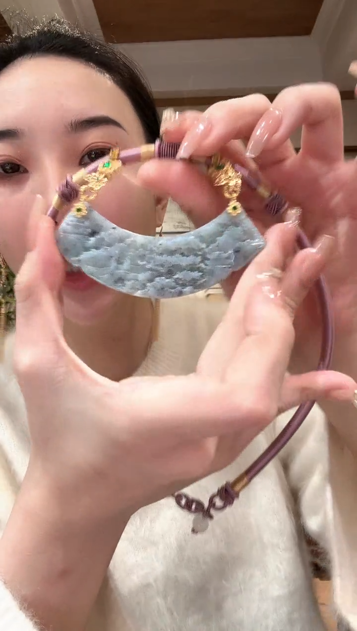 【闪购商品】翡翠颈饰未镶嵌国风