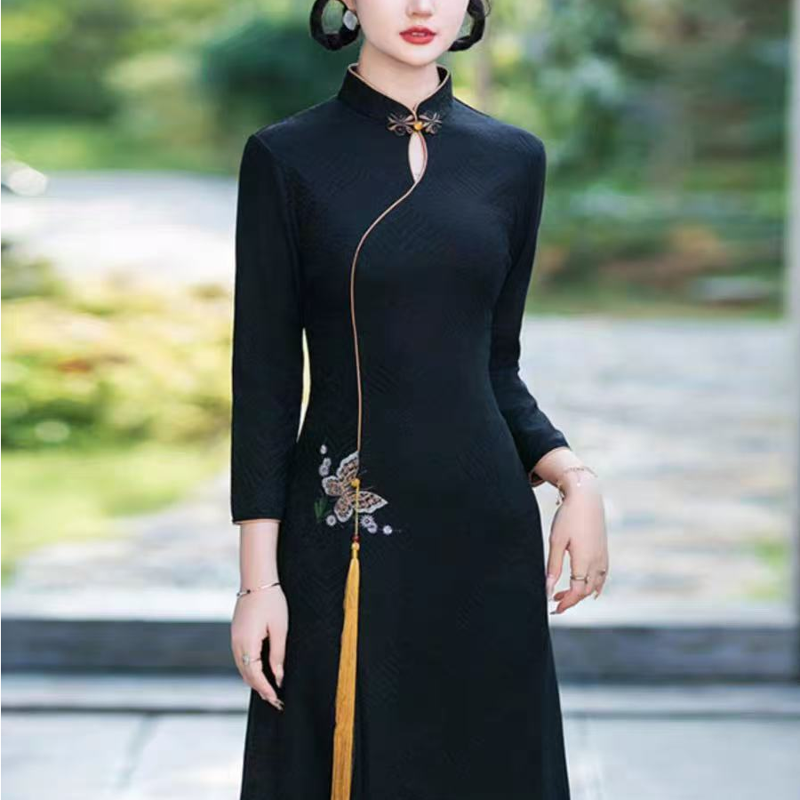 0208--SS系列--苏州高端旗袍秋季改良