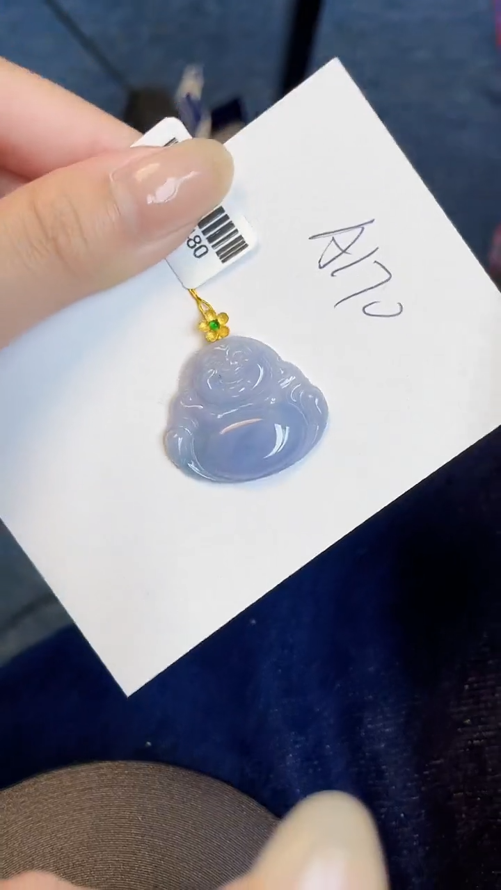 【闪购商品】翡翠颈饰18K金镶嵌00000000