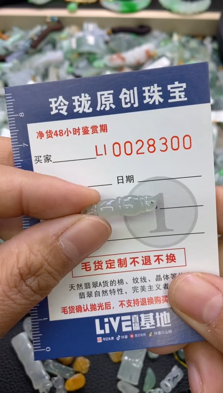 【闪购商品】翡翠颈饰未镶嵌翡翠净货28300