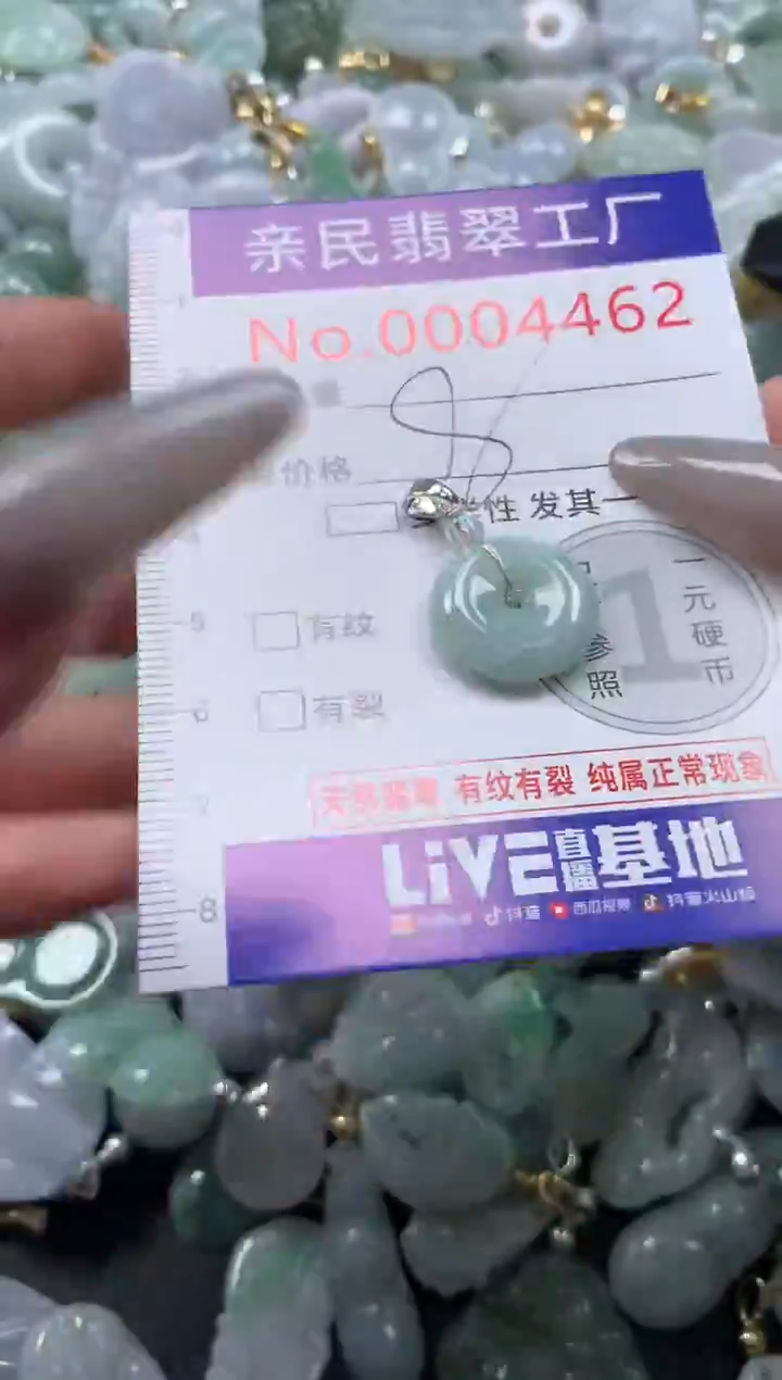 颈饰未镶嵌翡翠4462