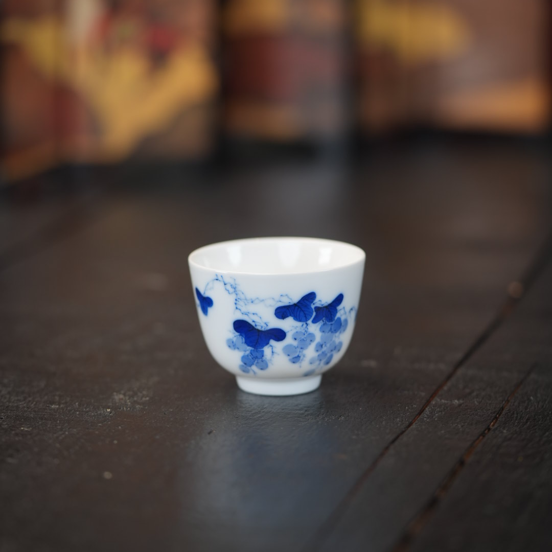 【文堇堂】新粉福利 景德镇手工手绘 葡萄 杯 199