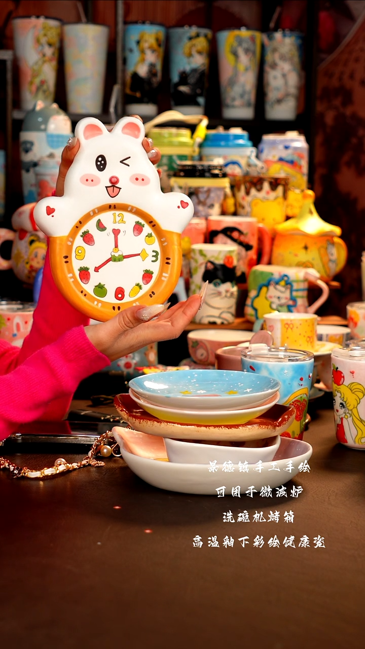 景德镇手工手绘杯杯