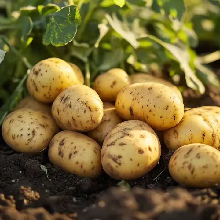 土豆沙窝萝卜阿达家菜地