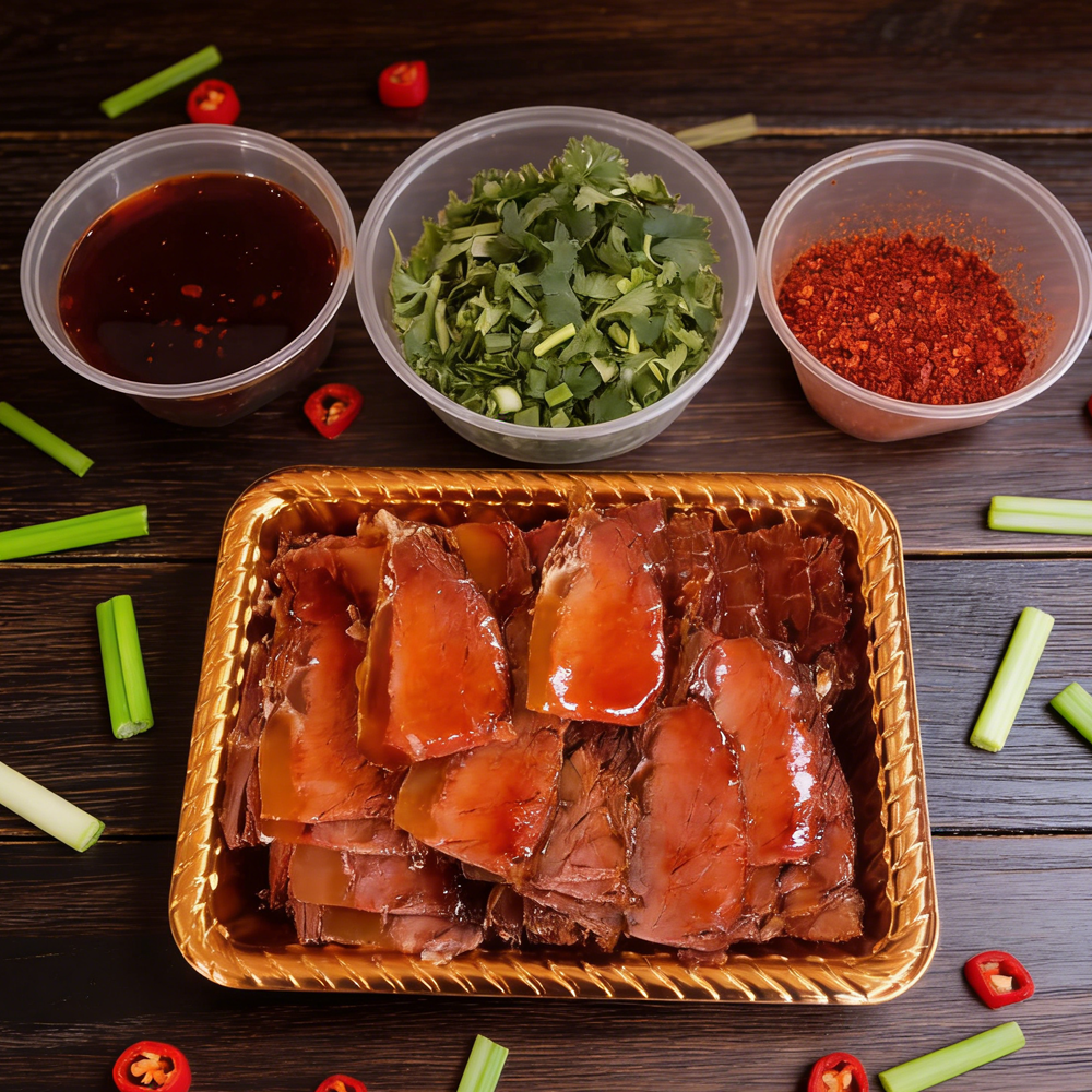 卤牛肉卤牛腩/卤牛肋条小时达配蘸料