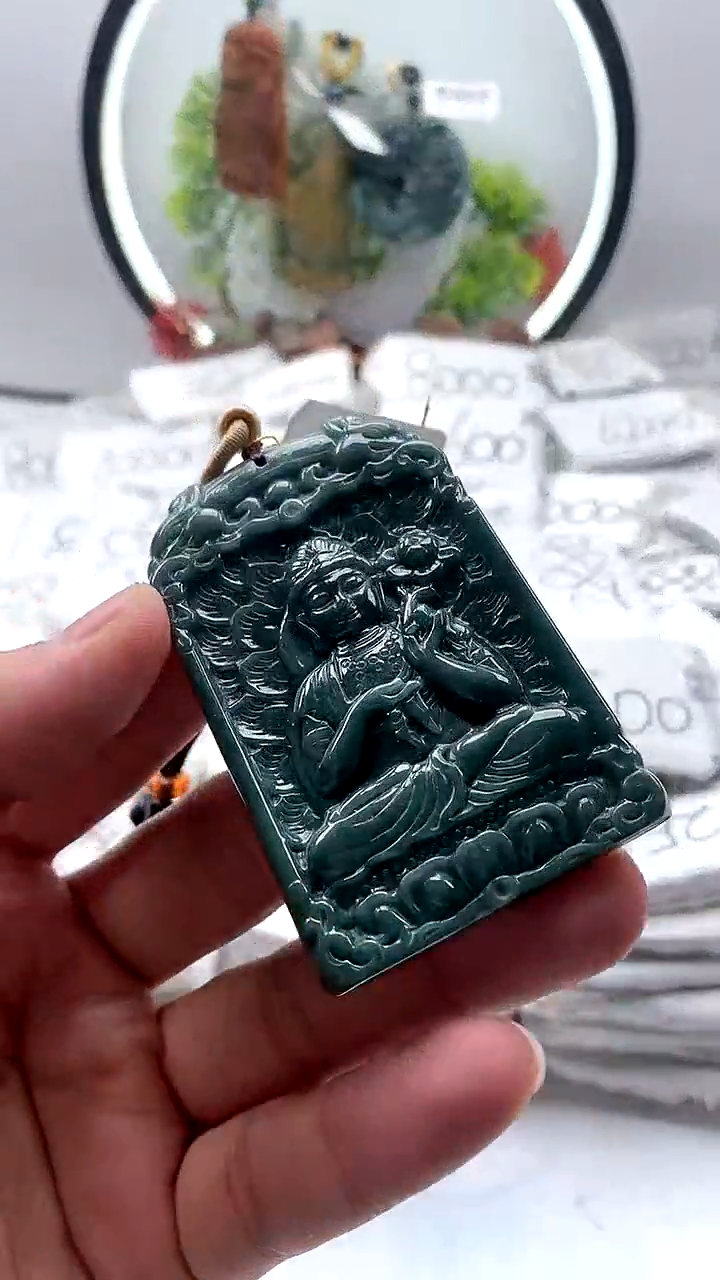 【闪购商品】翡翠颈饰未镶嵌大势至