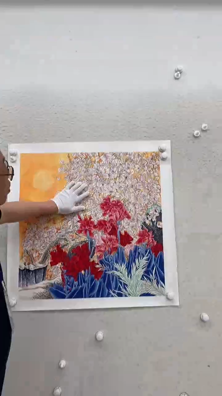 油画国画-宣纸-约62-62厘米-13