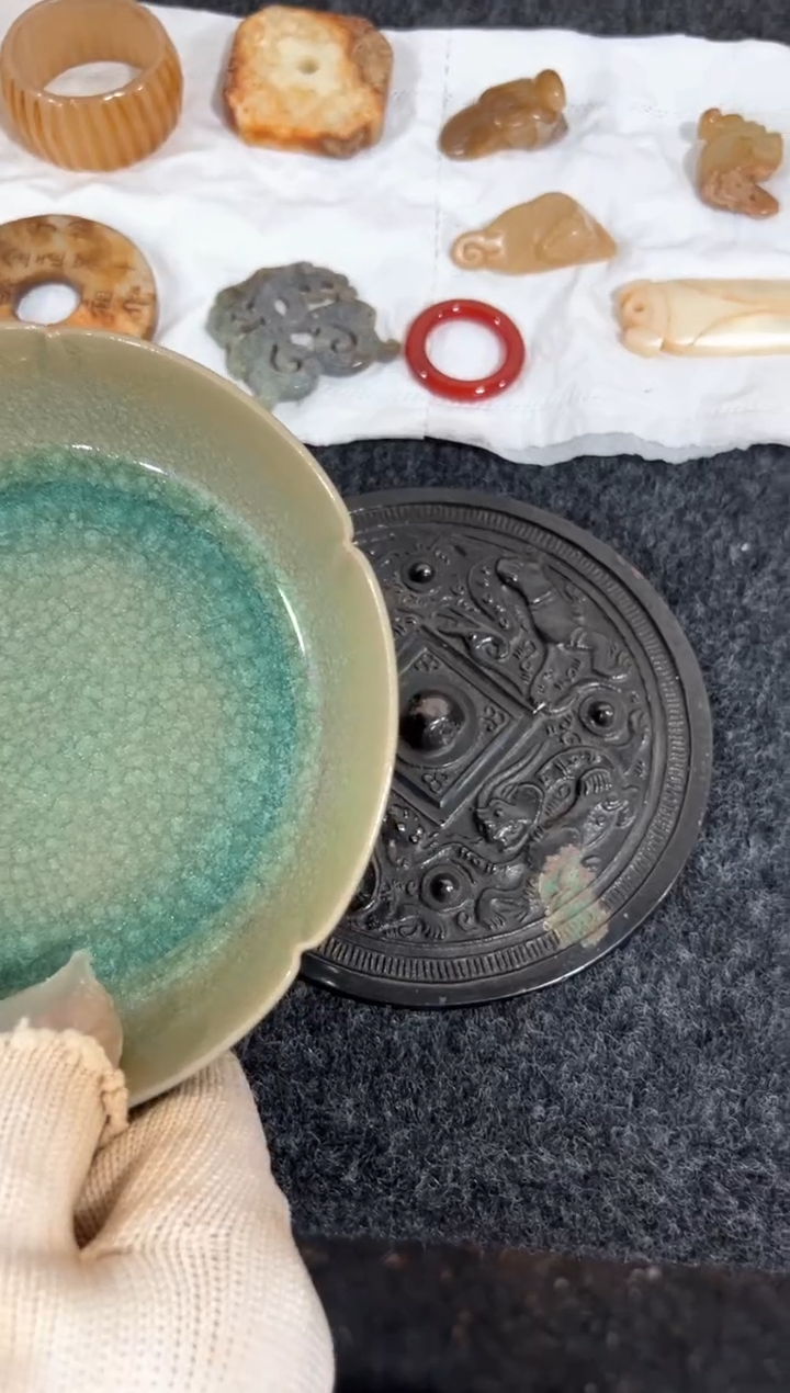 瓷片手工，手绘，瓷器1