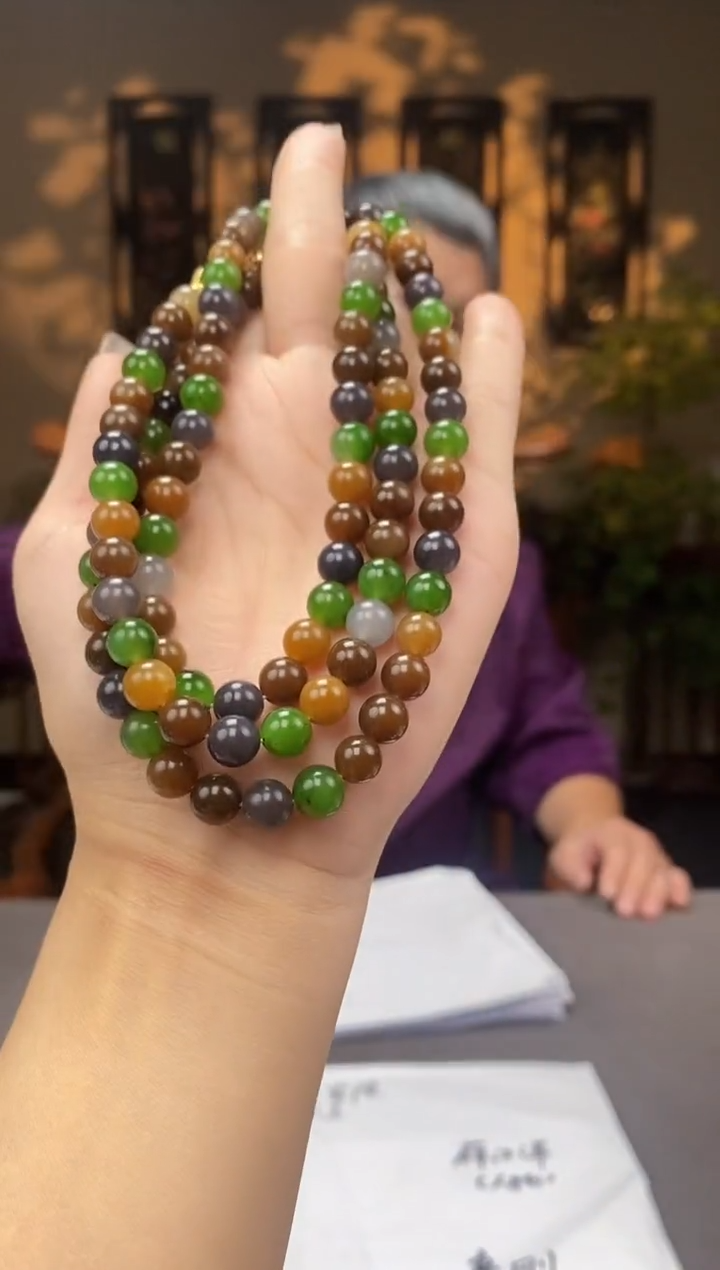 和田玉未镶嵌颈饰C198