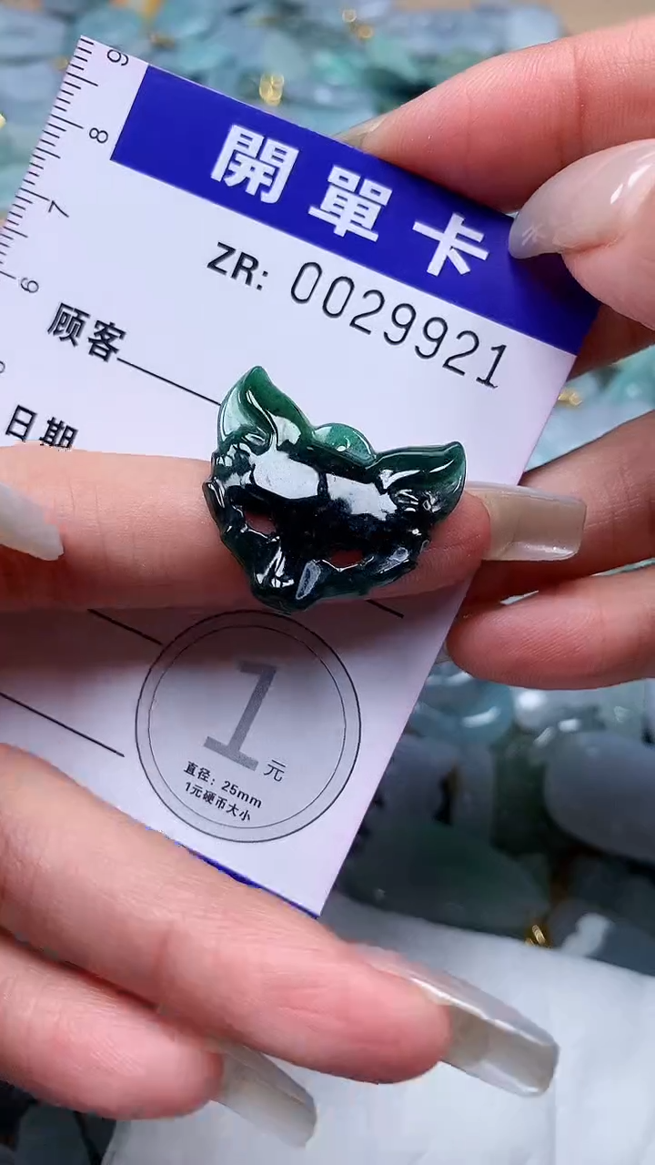 颈饰未镶嵌翡翠翡翠A货 多样性发其一（不含链）