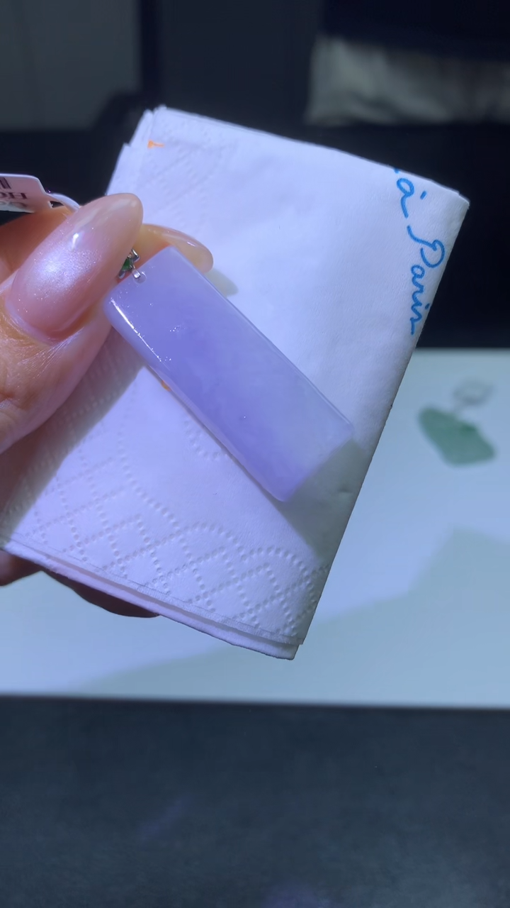 【闪购商品】定制翡翠未镶嵌003ee-毛货无事牌送金扣9