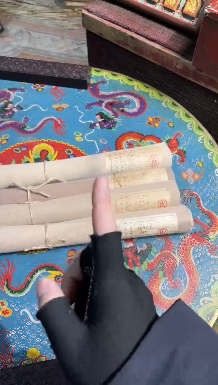 卷轴画路路的唐卡tk160