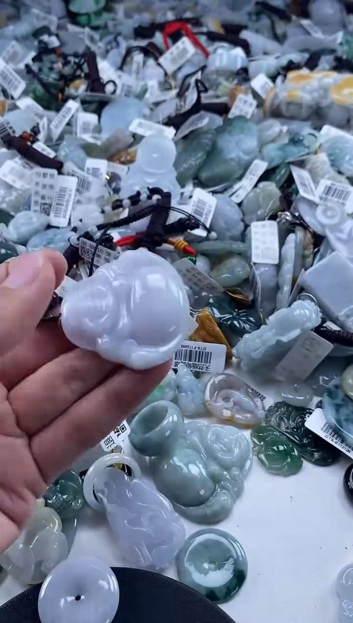 吊坠(不含链)未镶嵌翡翠004982