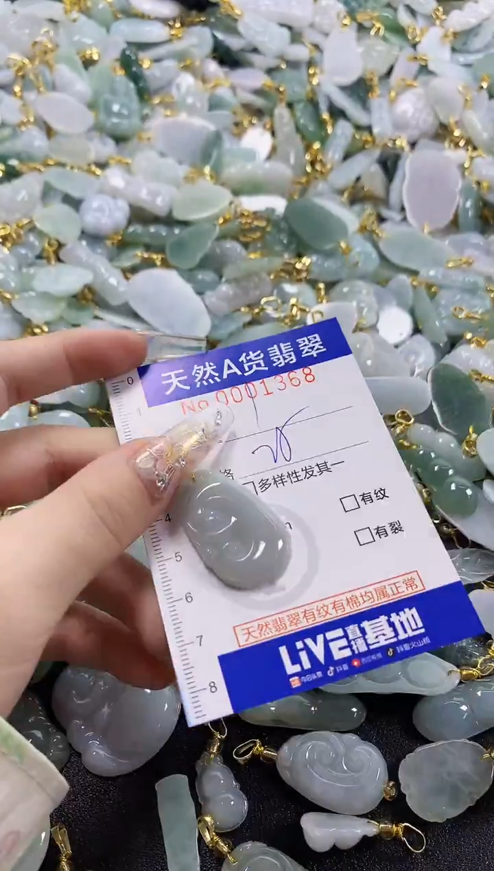 颈饰未镶嵌翡翠天然A货翡翠