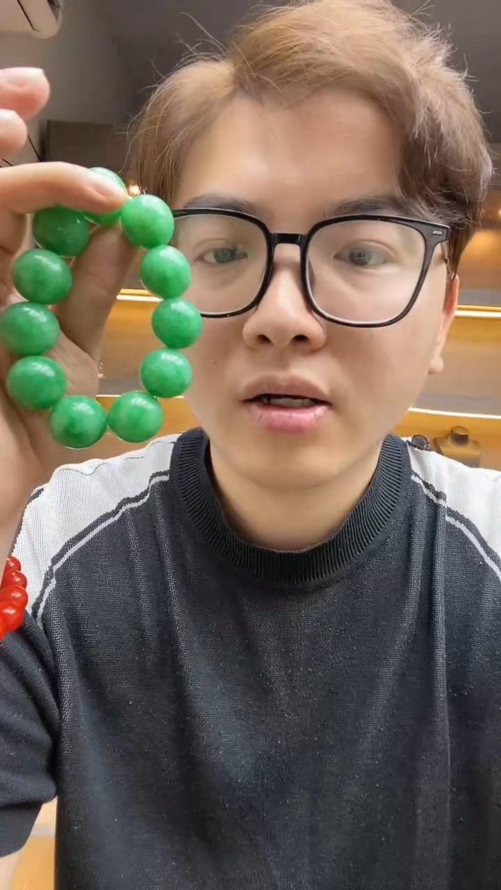 未镶嵌手串翡翠【浠家定制】缅料高端2.0大哥手串