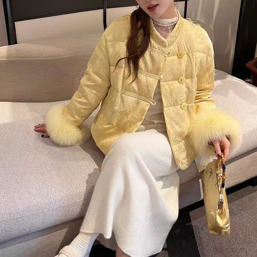 【三生三世】气质冬季新款新中式国风显瘦棉服外套