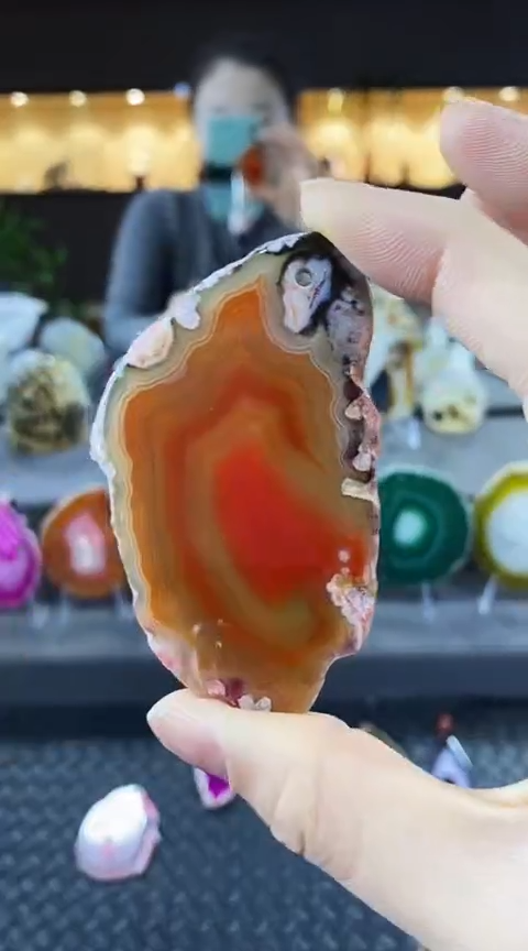 未镶嵌颈饰玛瑙/玉髓幸**人玛瑙