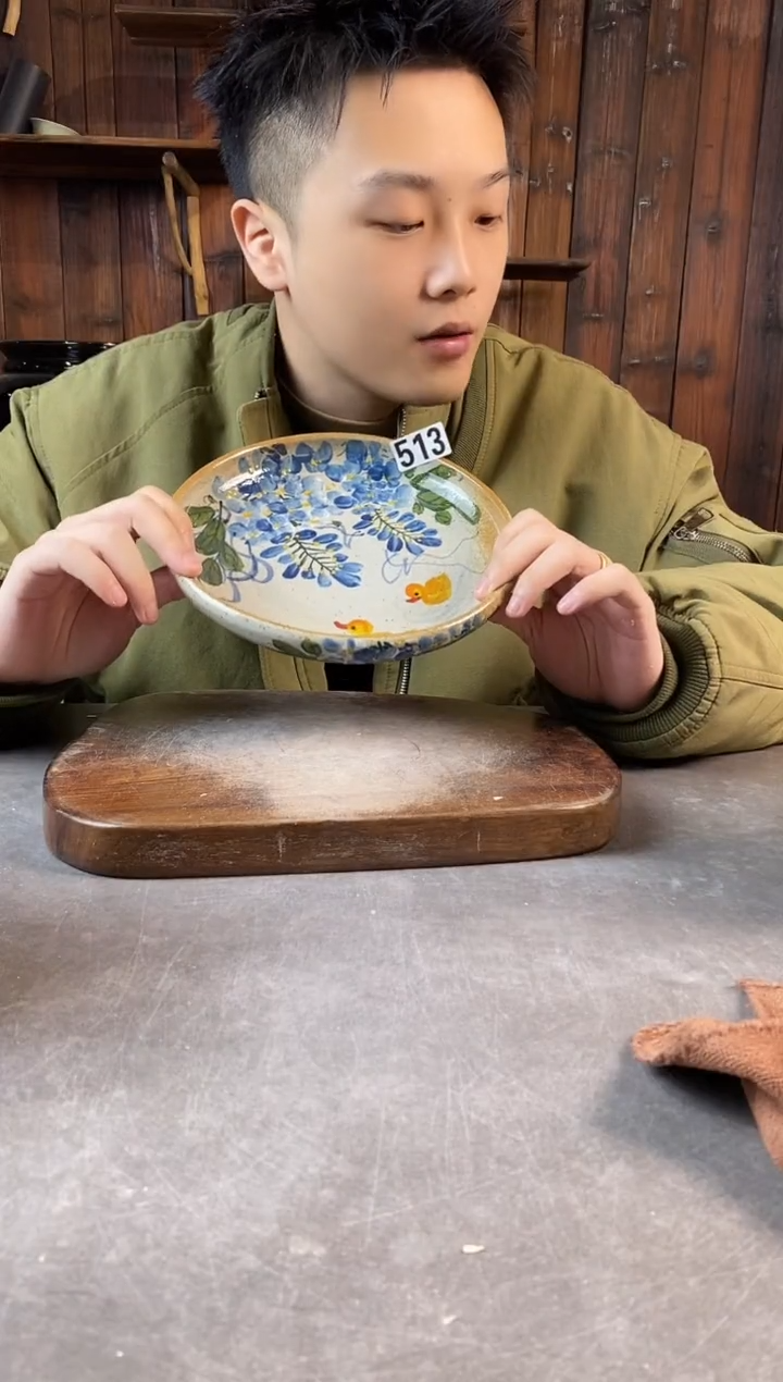 碗513，手工手绘，超值陶瓷