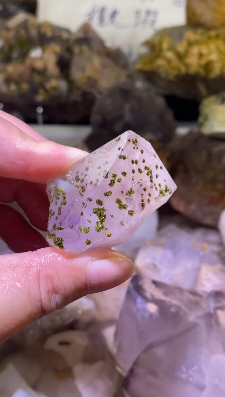 未镶嵌珠宝半成品水晶63号四川美姑超七花园水晶