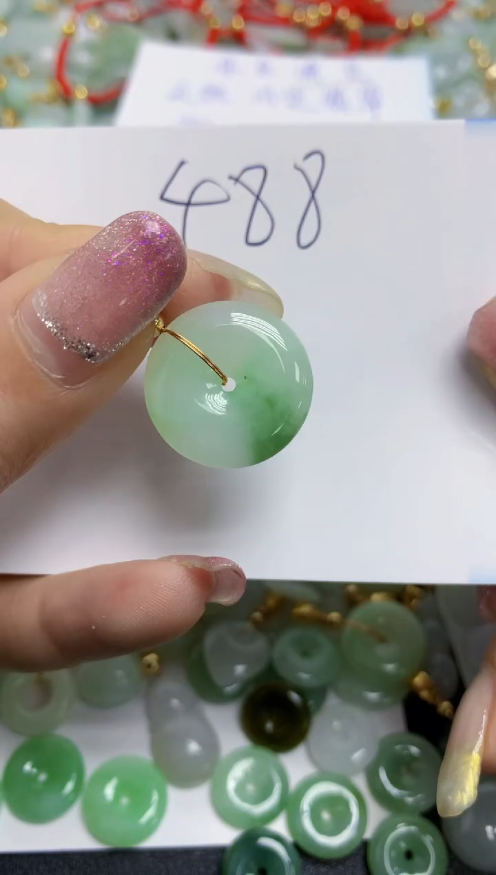 【闪购商品】翡翠颈饰合金天然翡翠A货 488