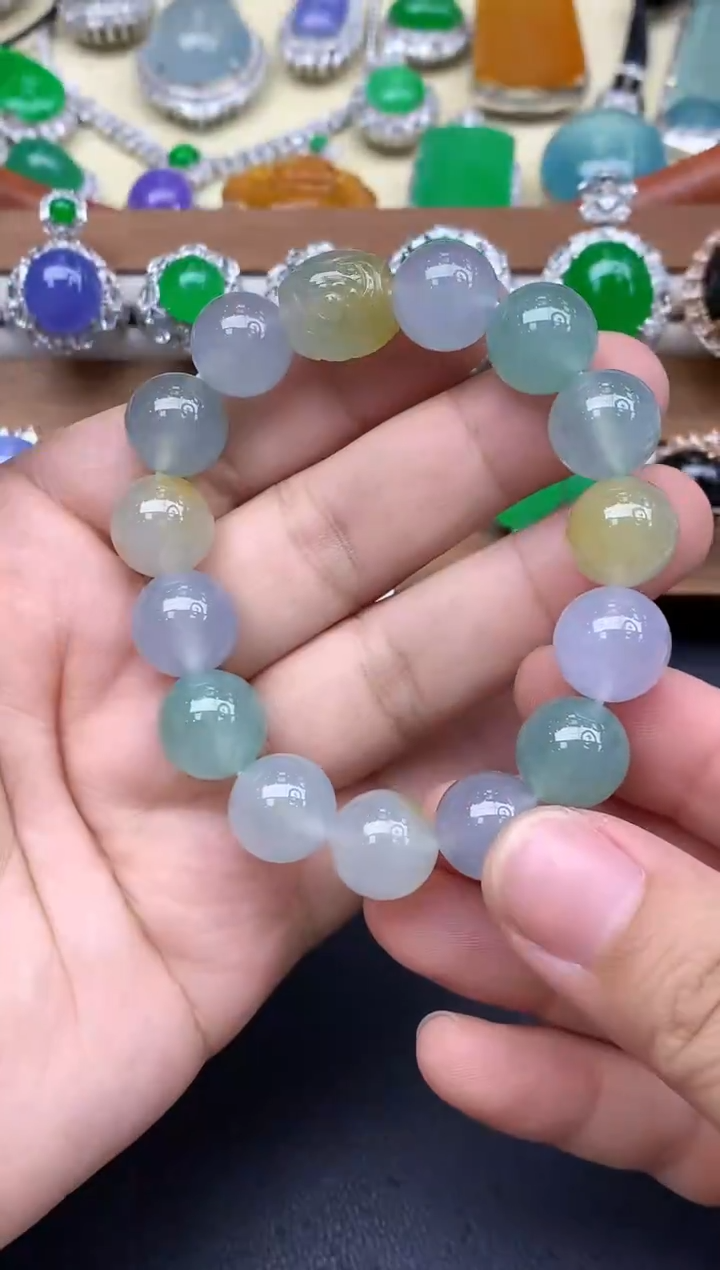 未镶嵌手链翡翠465-中国好珍宝