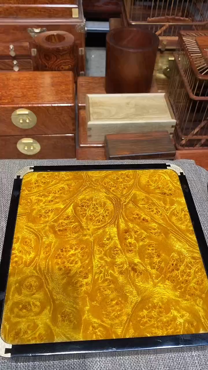 【闪购商品】香樟木木艺茶盘一个