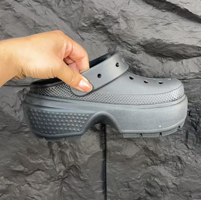 【雪呜】2025款洞洞鞋女鞋夏季厚底防滑外穿休闲沙滩鞋