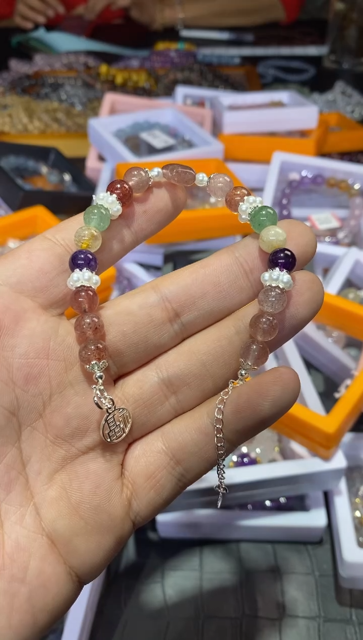 【闪购商品】水晶手链合金晨曦水晶49