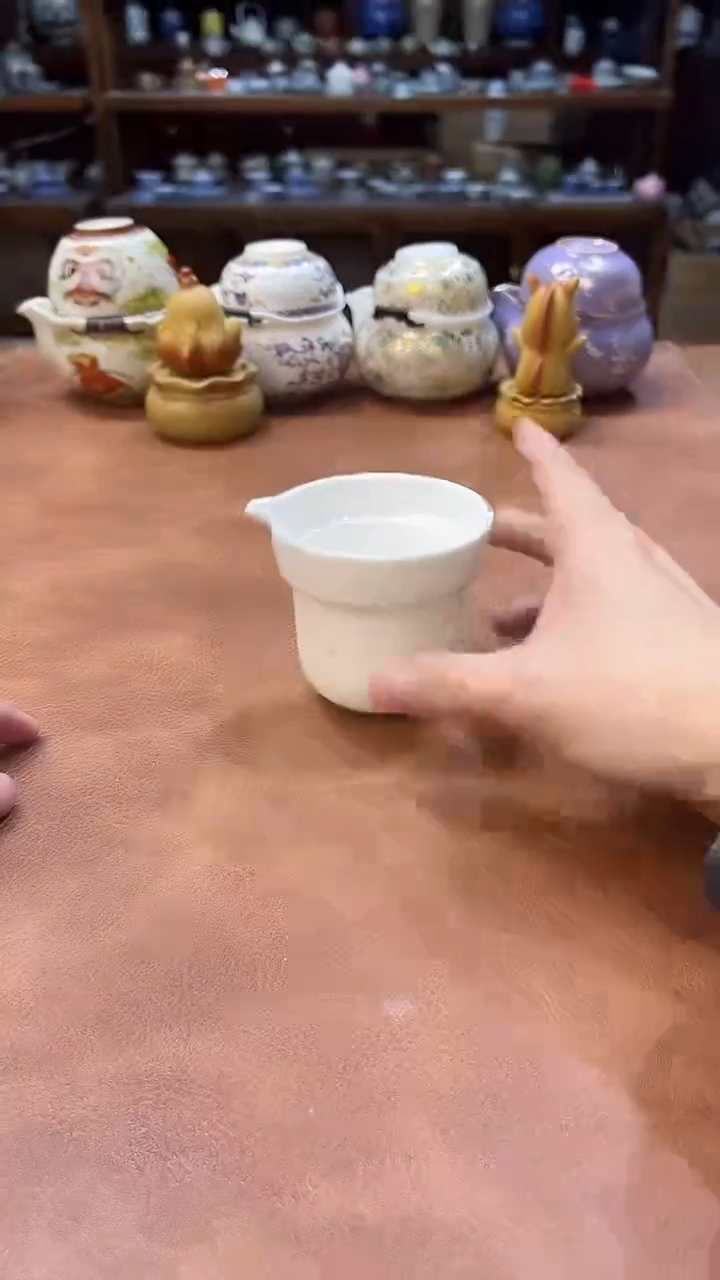 真的很便宜会开片的旅行茶具