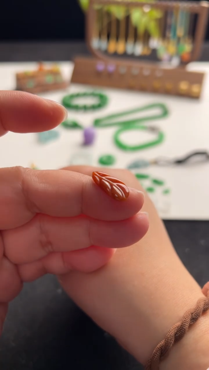 【闪购商品】定制翡翠未镶嵌168叶子