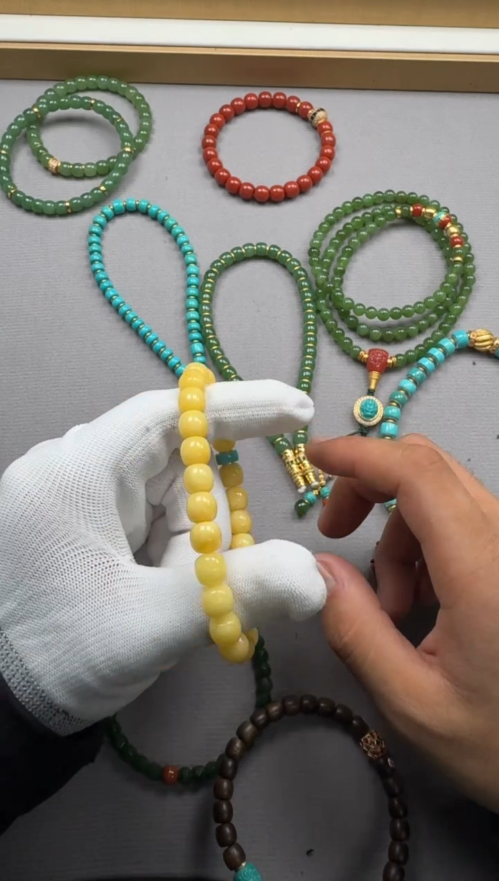 【闪购商品】蜜蜡裸石未镶嵌手串手串