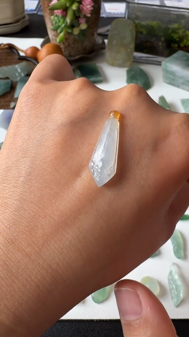 【闪购商品】定制翡翠未镶嵌仿古牌