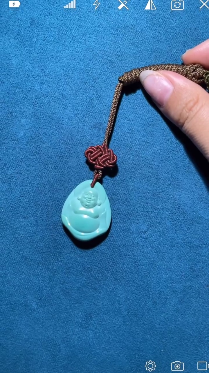 【闪购商品】绿松石XY未镶嵌佛公 吊坠10.8g