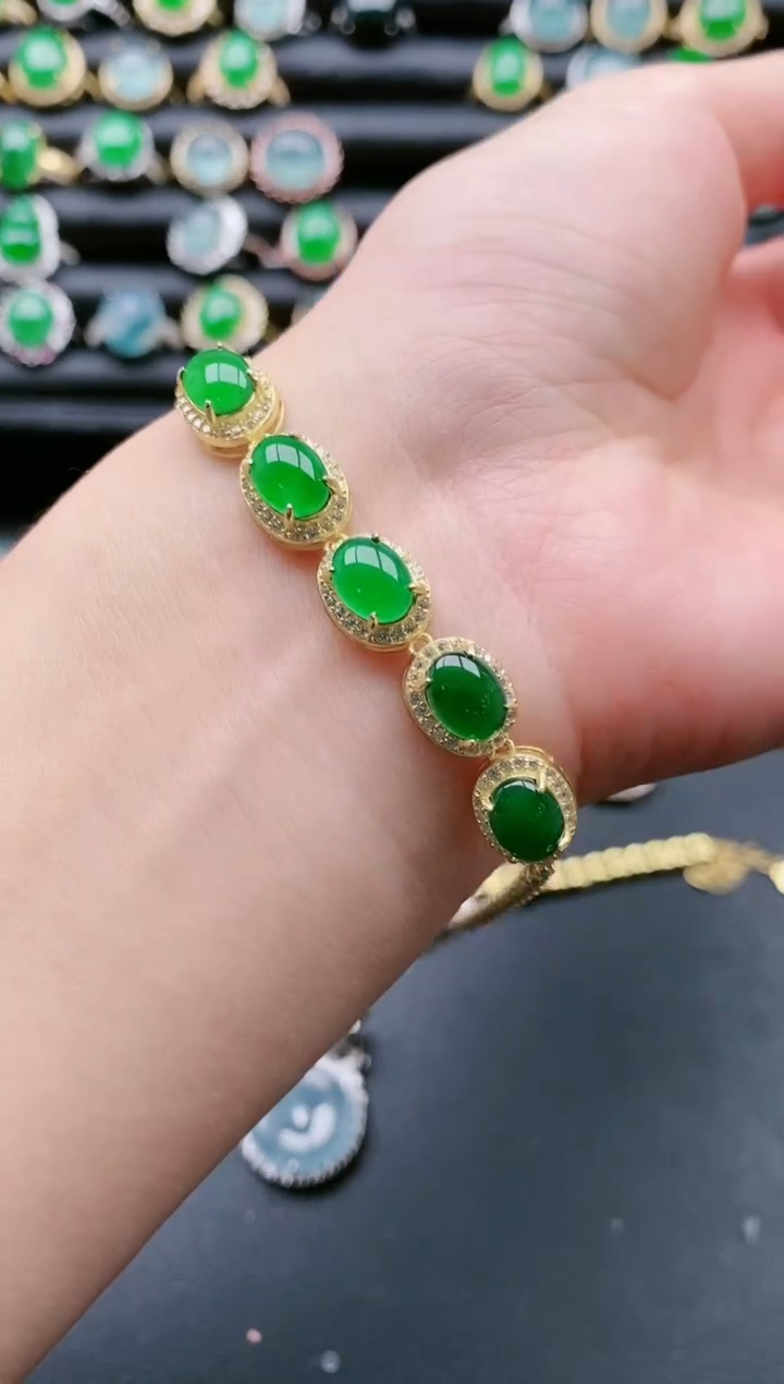 【闪购商品】翡翠戒指银S925镶嵌1111111