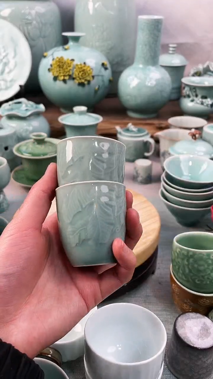 【闪购商品】特价 微瑕 慧仙青瓷