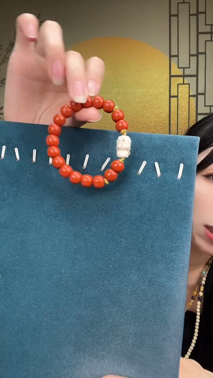 未镶嵌手串南红玛瑙?****们A2169