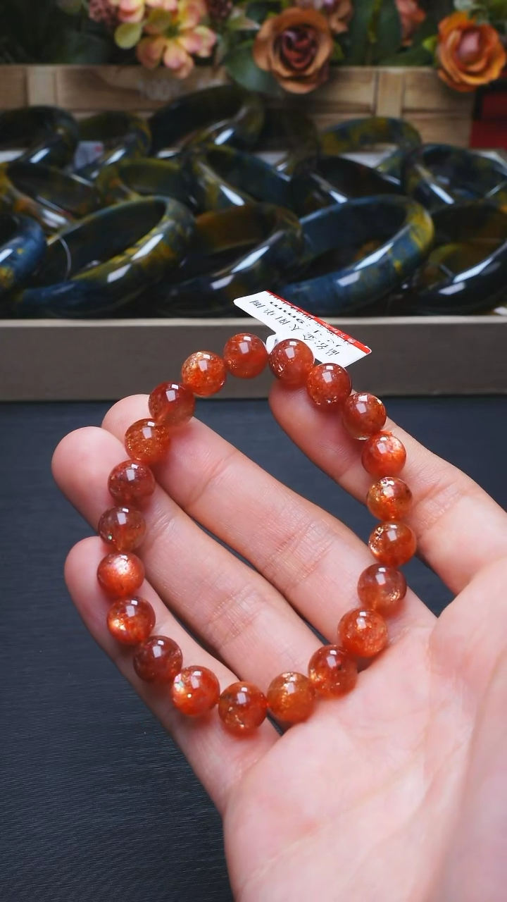 【闪购商品】长石L001金太阳单圈9mm未镶嵌多样性发其一