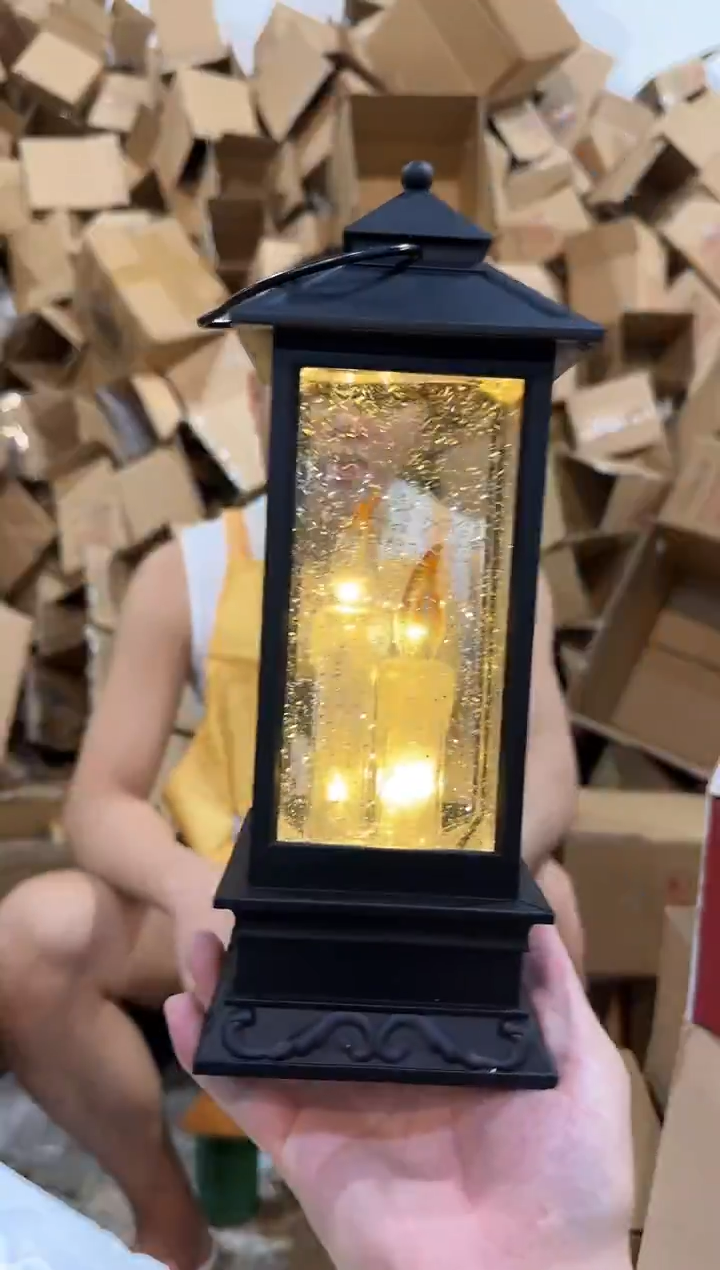 瓷片蜡烛提灯    