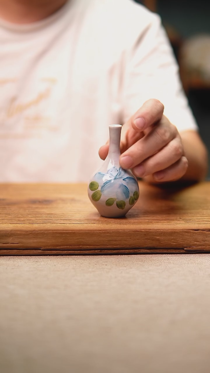 @@陶园瓷舍@@纯手工手绘@高温釉下彩