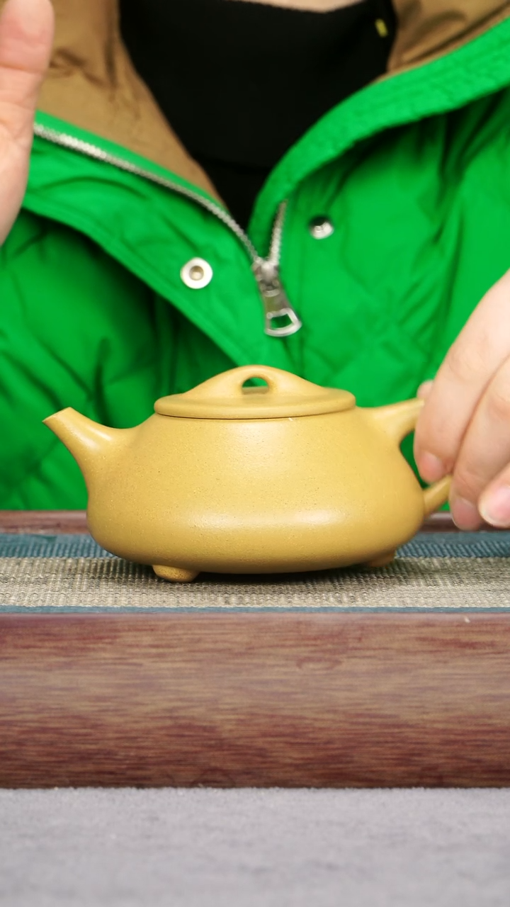 【闪购商品】紫砂茶壶黄金段 光明石瓢