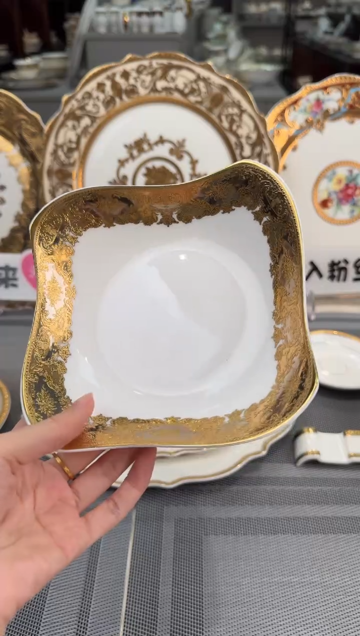 【闪购商品】瓷片沙拉碗2个福利款