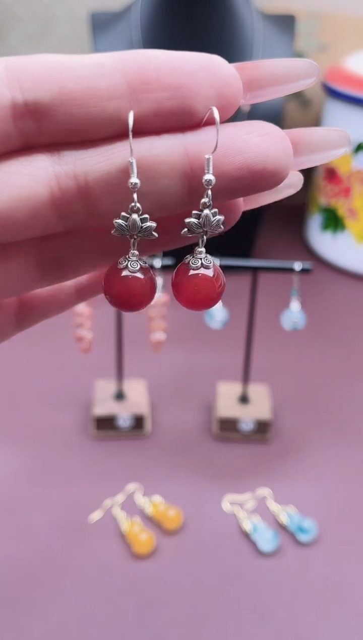 未镶嵌耳饰玛瑙/玉髓302