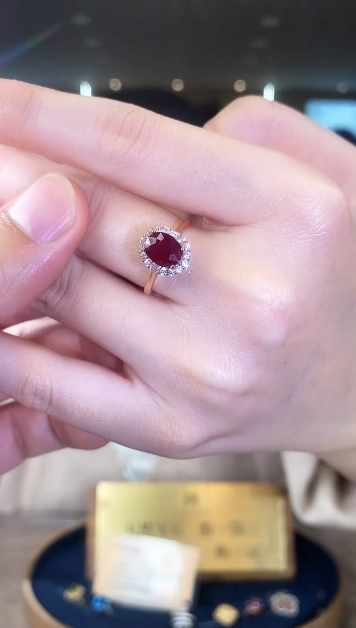 【闪购商品】红宝石戒指银S925镶嵌09