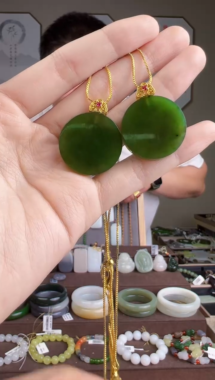 和田玉未镶嵌颈饰多样性发货 拍一单发一个