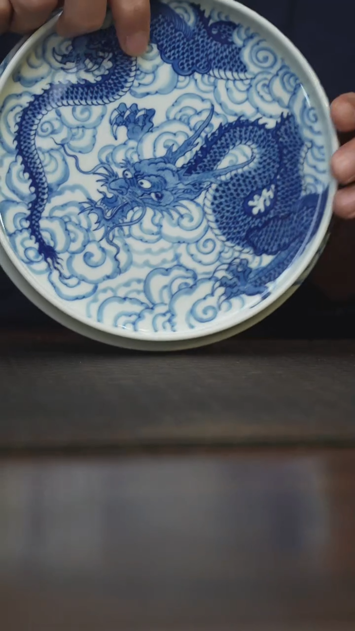 瓷片柴窑青花破价福利  微瑕